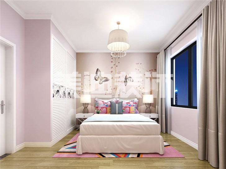 長沙中建信和城115平裝修案例-臥室