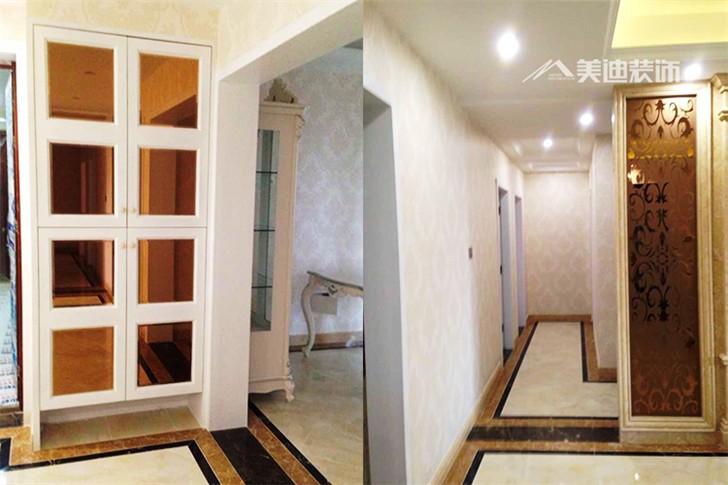 長(zhǎng)沙萬(wàn)博匯三室兩廳裝修案例—過道