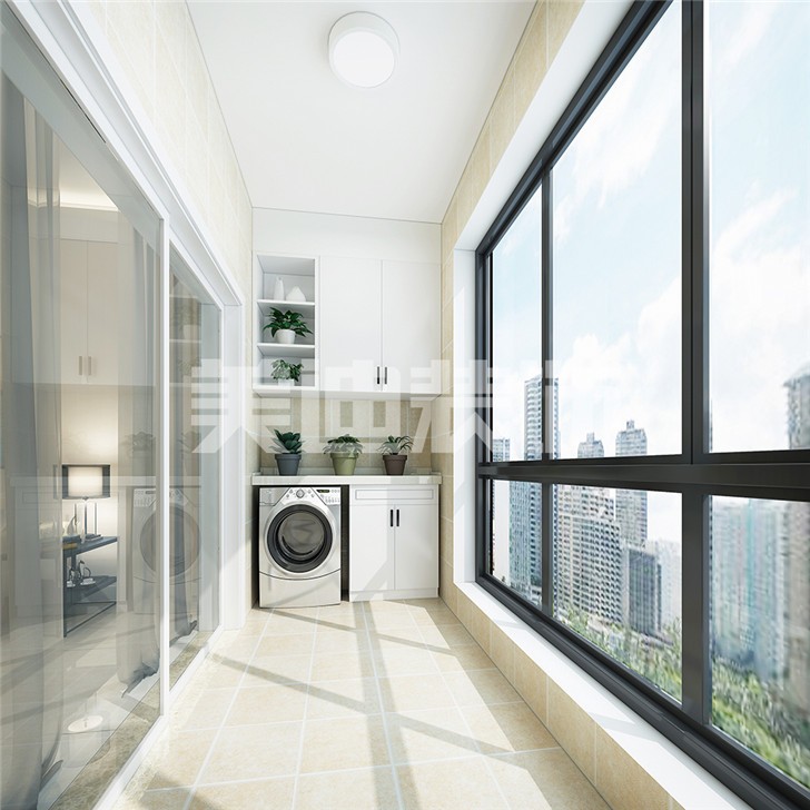 長沙90平裝修案例-陽臺