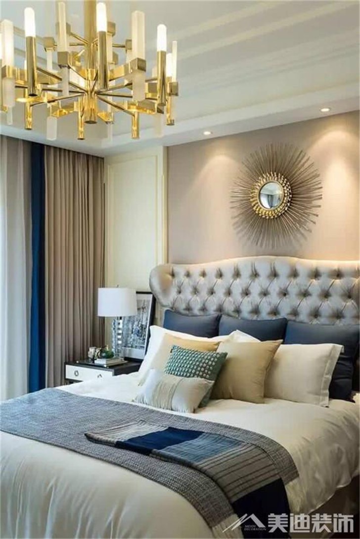 長沙西子花苑130平裝修案例-臥室