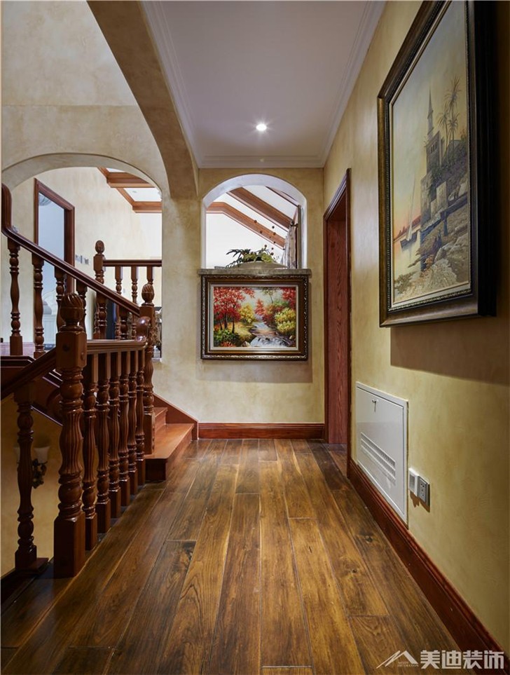 長沙世茂鉑翠灣裝修案例-過道