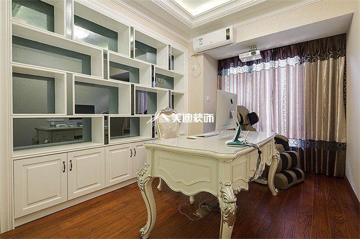 長沙萬博匯140平修案例-書房