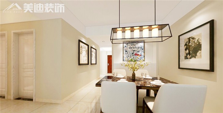 海洋半島現代風裝修案例-餐廳