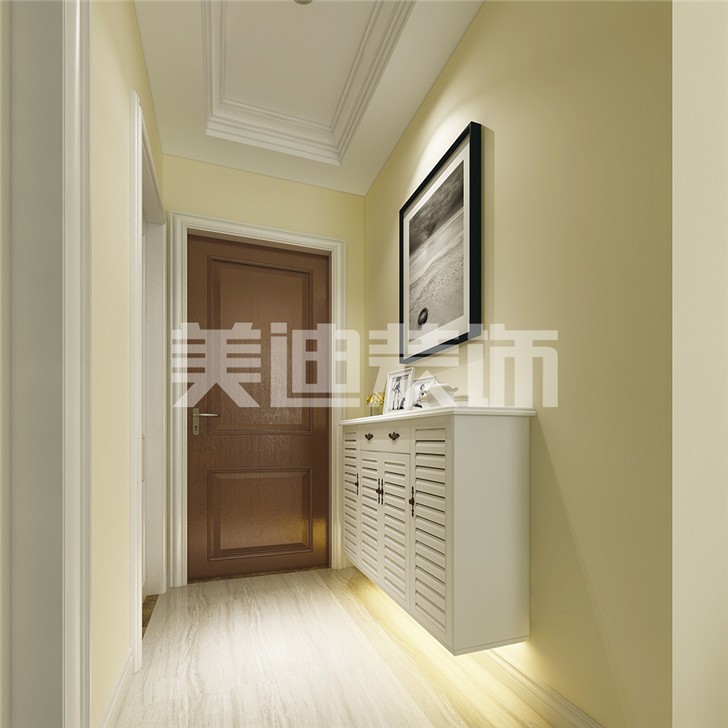 歐式90㎡整裝案例-過(guò)道