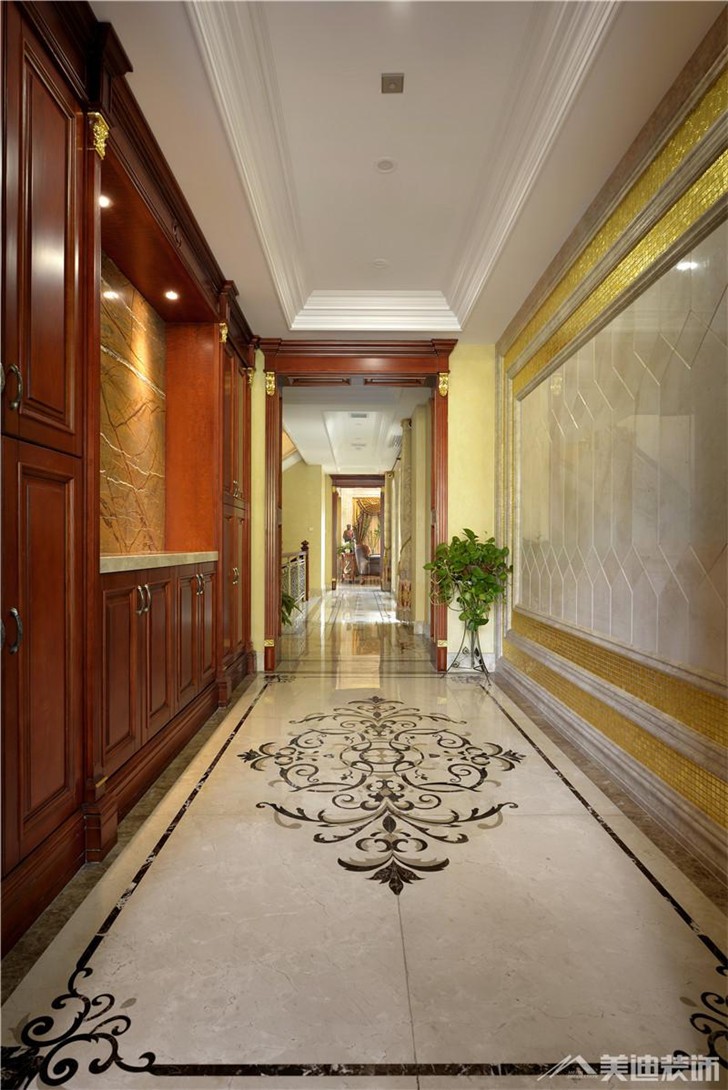金地三千府別墅裝修案例-過道