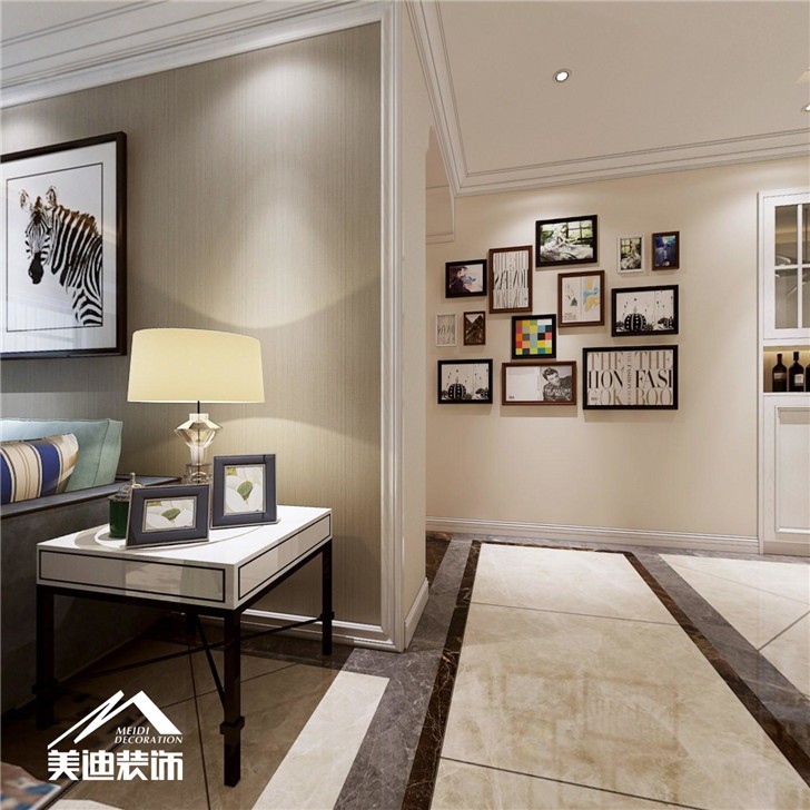 盛隆家園現代風格案例-過道