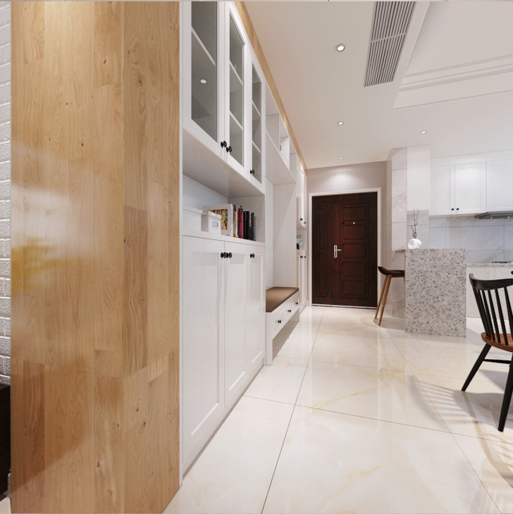 長沙湘江世紀城融江苑現代風案例-過道