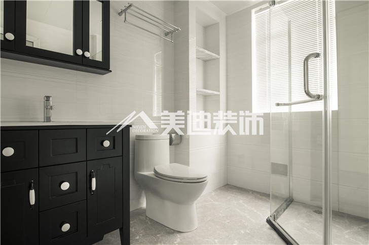 北辰三角洲現代簡約風裝修案例圖—衛生間