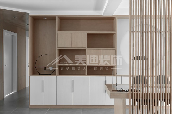 國泰九龍灣140平現代風裝修案例圖—餐廳