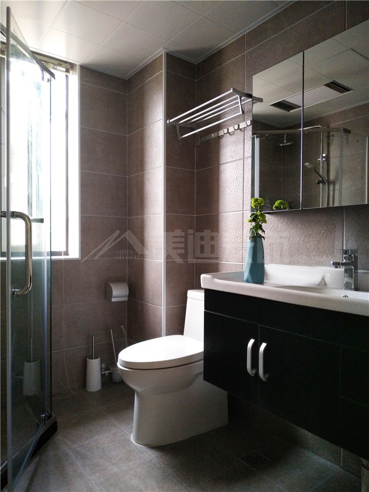 蘭亭灣畔114平北歐風裝修案例圖—衛生間