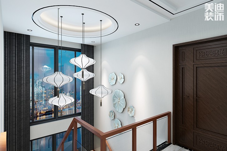 云頂天闕新中式裝修效果圖--細節