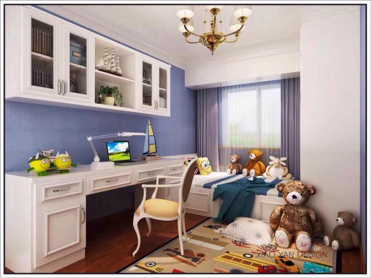 米蘭春天118平簡歐實拍展示-兒童房