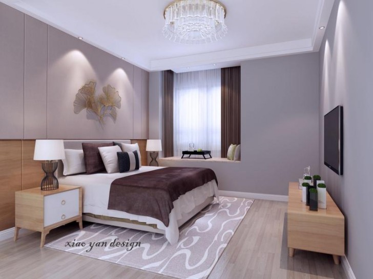 武廣國際學苑118平現代風效果圖-臥室