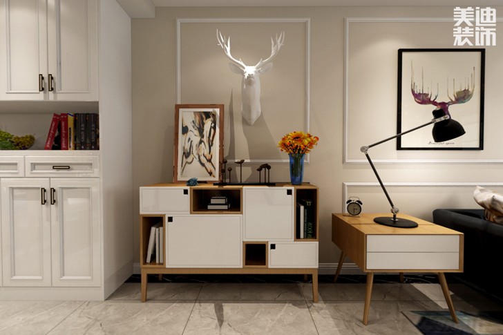 五一大道202135平米簡(jiǎn)美風(fēng)格裝修效果圖--玄關(guān)