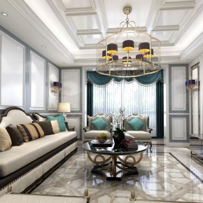 萬境水岸140平米新古典風(fēng) ...