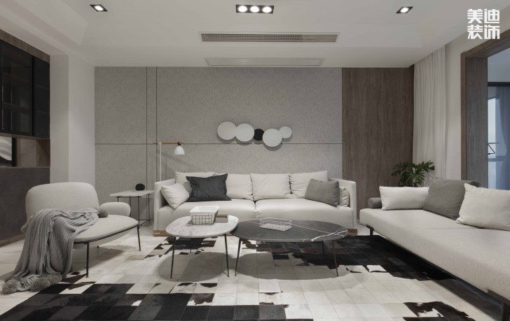 達美溪湖灣190平米現代風格實拍案例