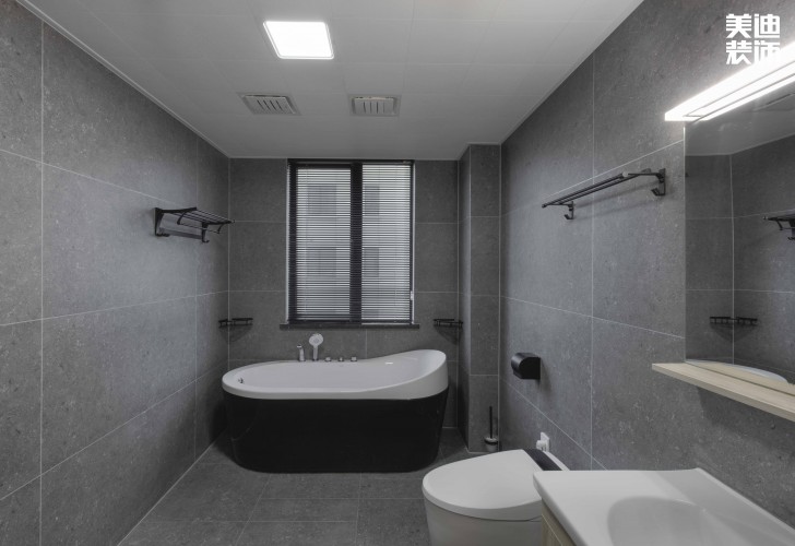 達美溪湖灣190平米現代風格實拍案例