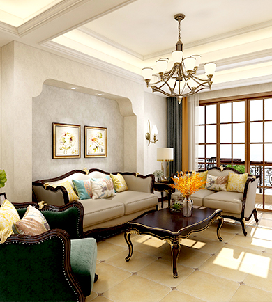 明昇壹城128㎡美式風格案 ...