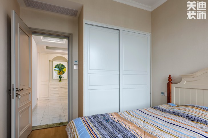 中隆國際御璽220平米美式輕奢風裝修案例實拍圖-臥室
