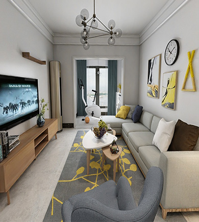 陽光城98㎡北歐風格全房全 ...