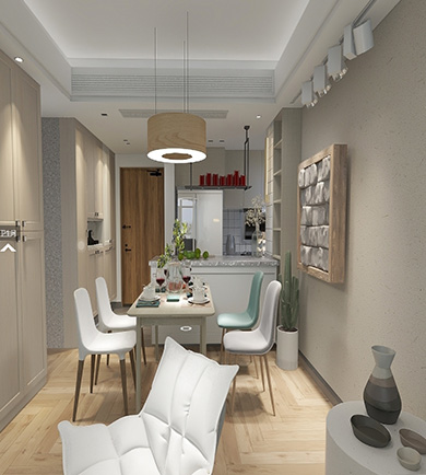 建發(fā)中央公園95㎡北歐風格 ...