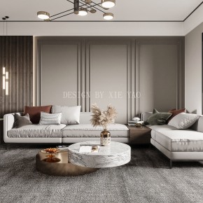 梅嶺國際180㎡現(xiàn)代輕奢風(fēng) ...