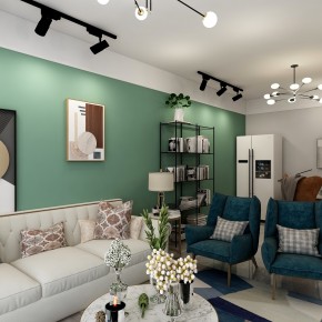 明發(fā)國際85㎡輕奢風(fēng)格案例 ...